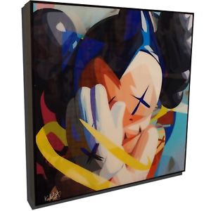 300x300 Kaws Astro Boy Medicom Art Framed Canvas Poster Print Gloss - Astro Painting