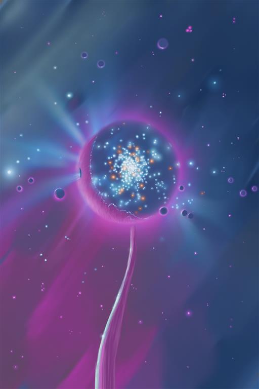 512x768 M5 Globular Cluster Surreal Painting - Astro Painting