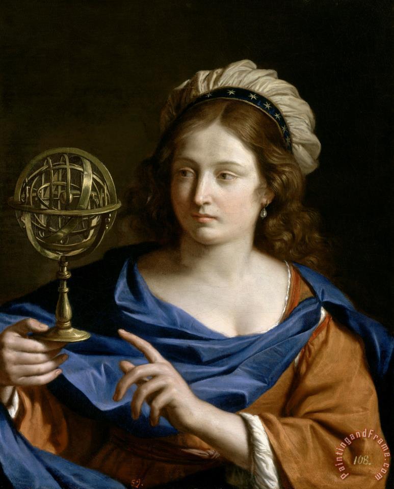 773x960 Guercino Personification Of Astrology Painting - Astrology Painting