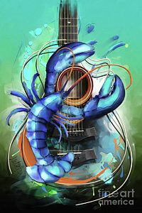 200x300 Lobster Painting - Astrology Painting