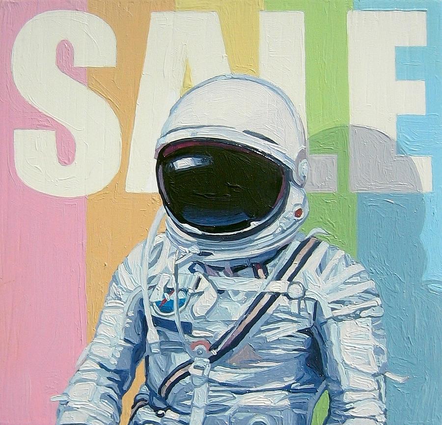 900x866 Astronaut Paintings Fine Art America - Astronaut Painting