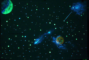 300x201 Glow In The Dark Star Ceiling Painting Kit, Astronomy, Murals - Astronomy Painting