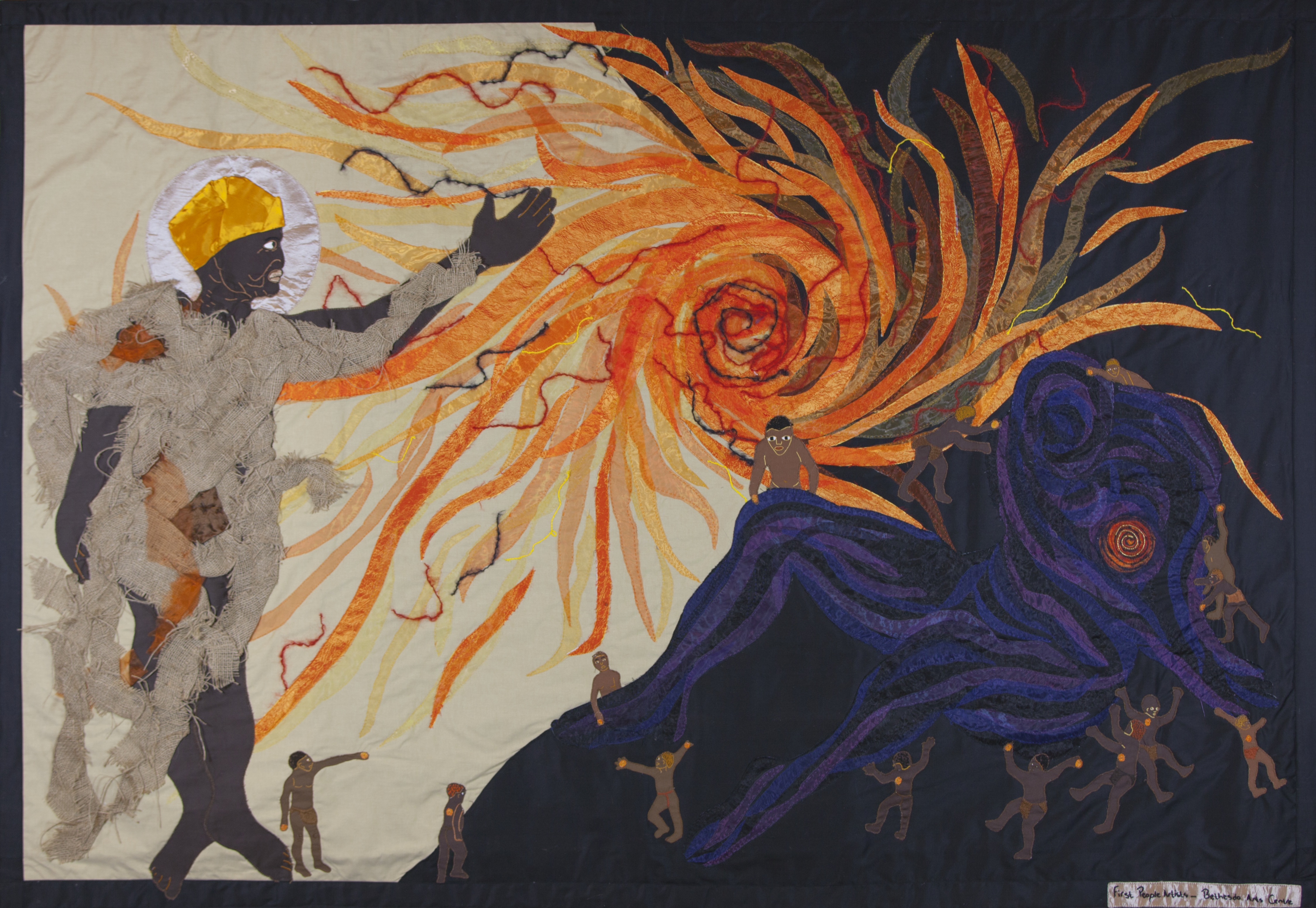 4503x3107 The Ska's Indigenous Artastronomy Exhibition - Astronomy Painting