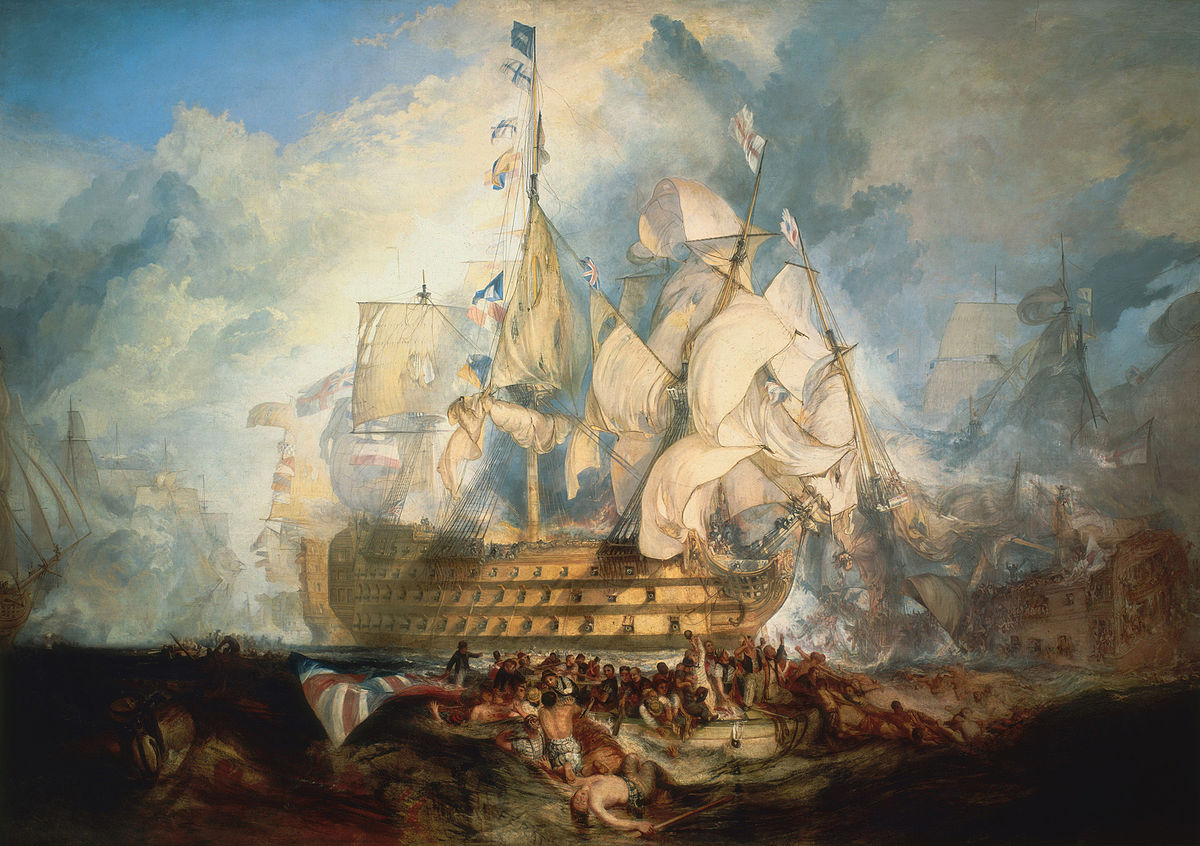 1200x846 The Battle Of Trafalgar (Painting) - At At Painting