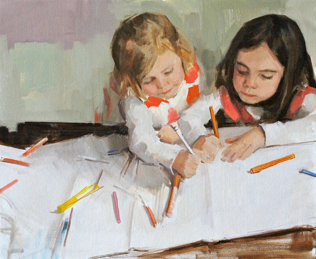 1096x900 Group Portraits Fine Art Commissions - At Painting