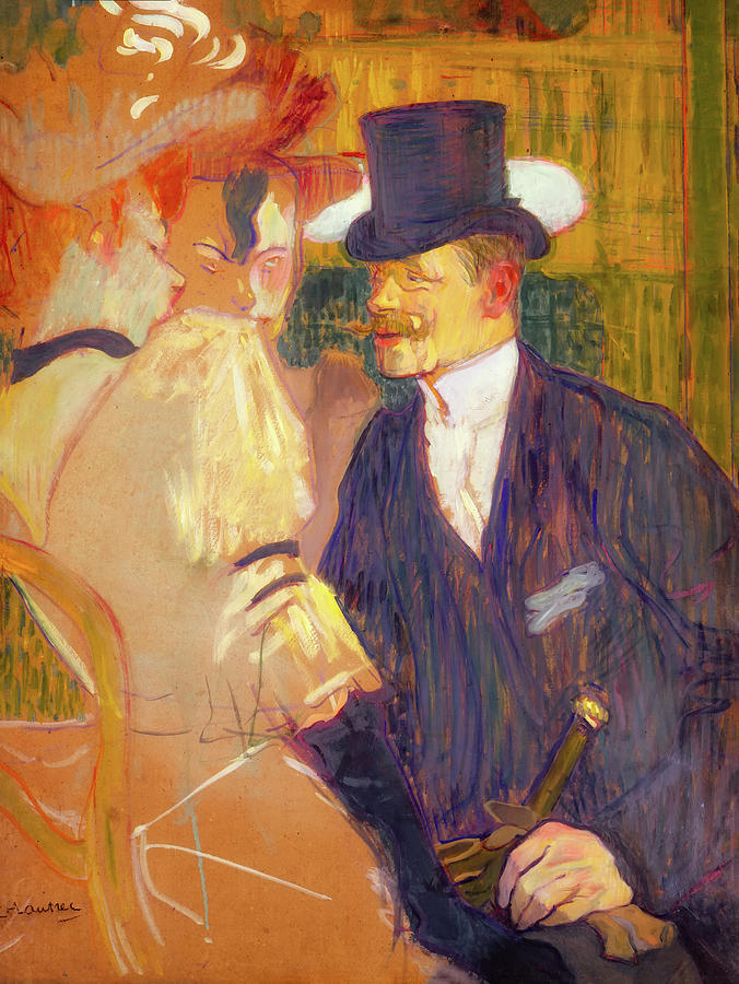 676x900 The Englishman - At The Moulin Rouge Painting