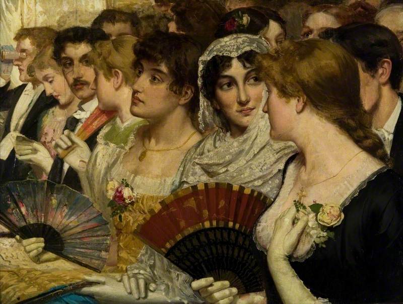 800x604 In The Front Row - At The Opera Painting