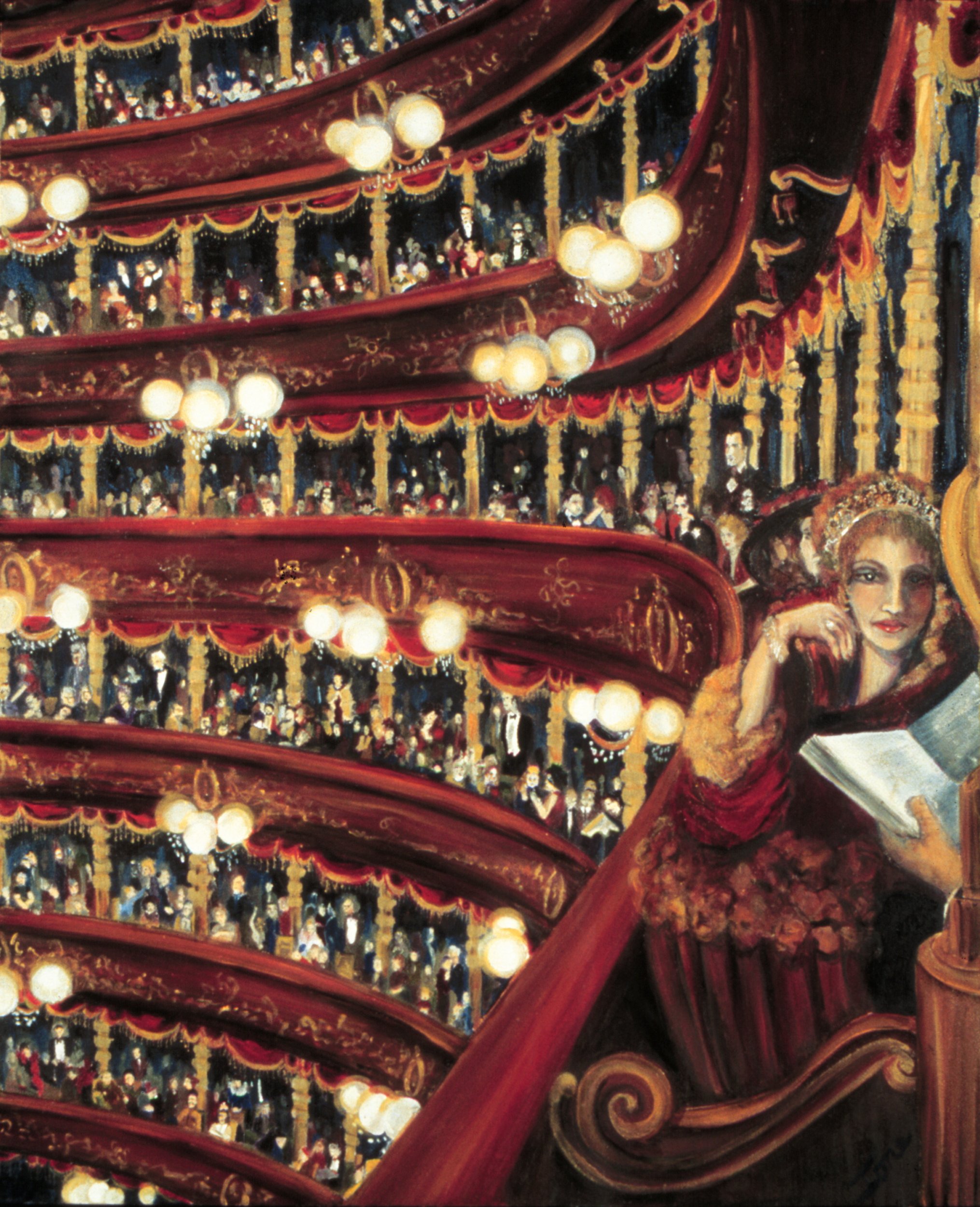 2030x2500 Night - At The Opera Painting