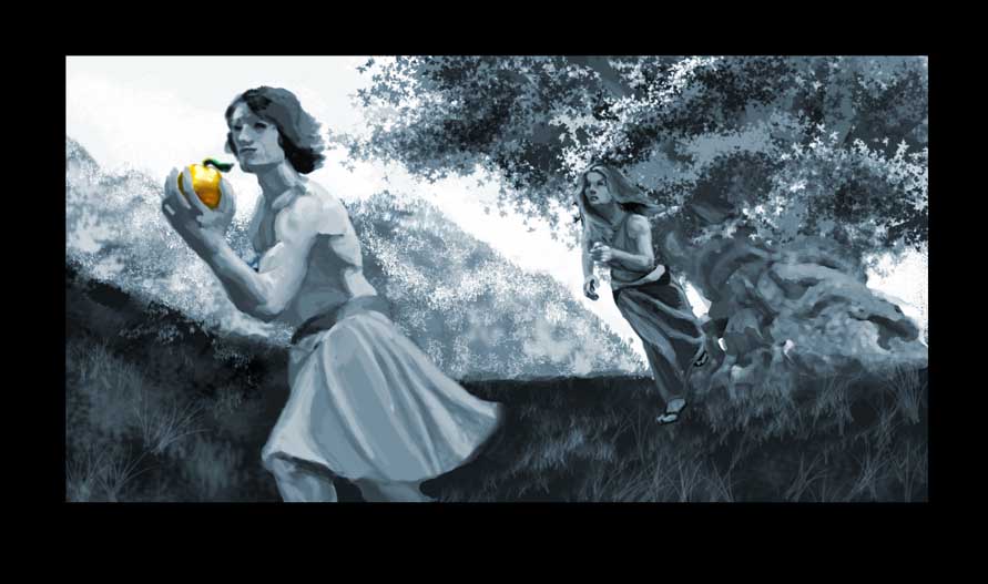 891x527 Atalanta And Hippomenes By Masterpiecelost - Atalanta And Hippomenes Painting