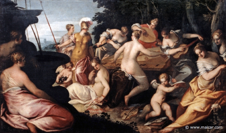 720x426 Muses - Athena Greek Goddess Painting