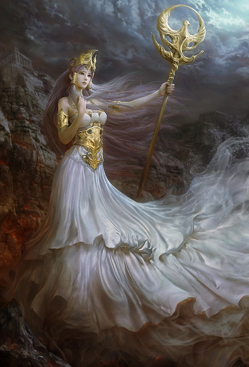 Athena Greek Goddess Painting At Paintingvalley Com Explore