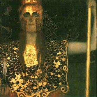 333x333 Gustav Klimt Painting - Athena Painting