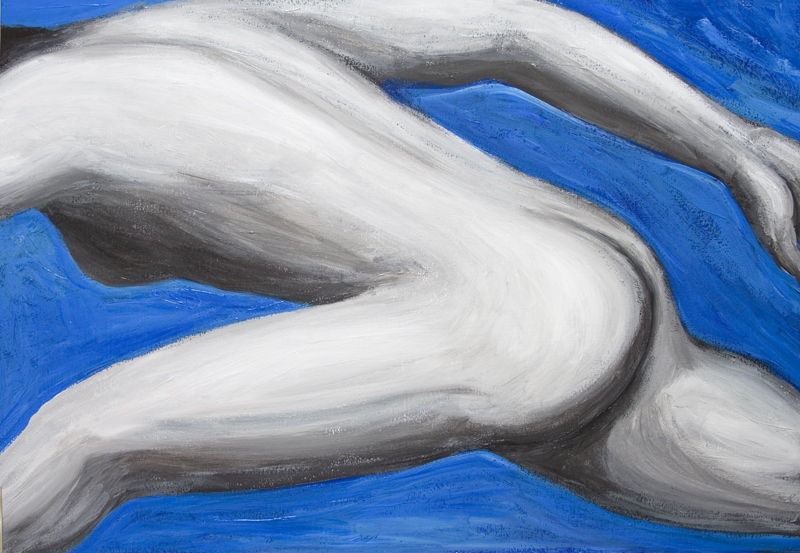 800x553 Female Runner Crossing The Finish Line New, Female Body - Athletic Painting