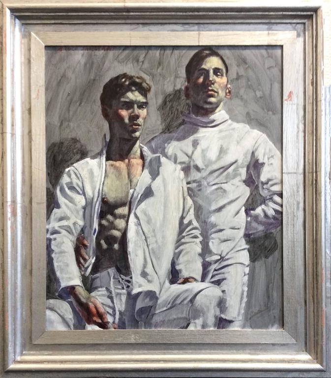 673x768 Mark Beard - Athletic Painting