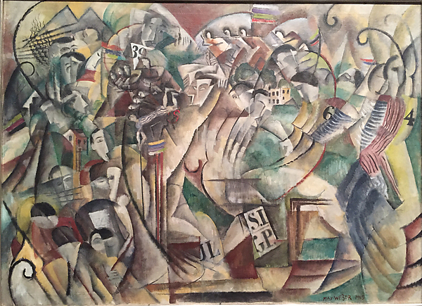 600x435 Max Weber Athletic Contest The Met - Athletic Painting