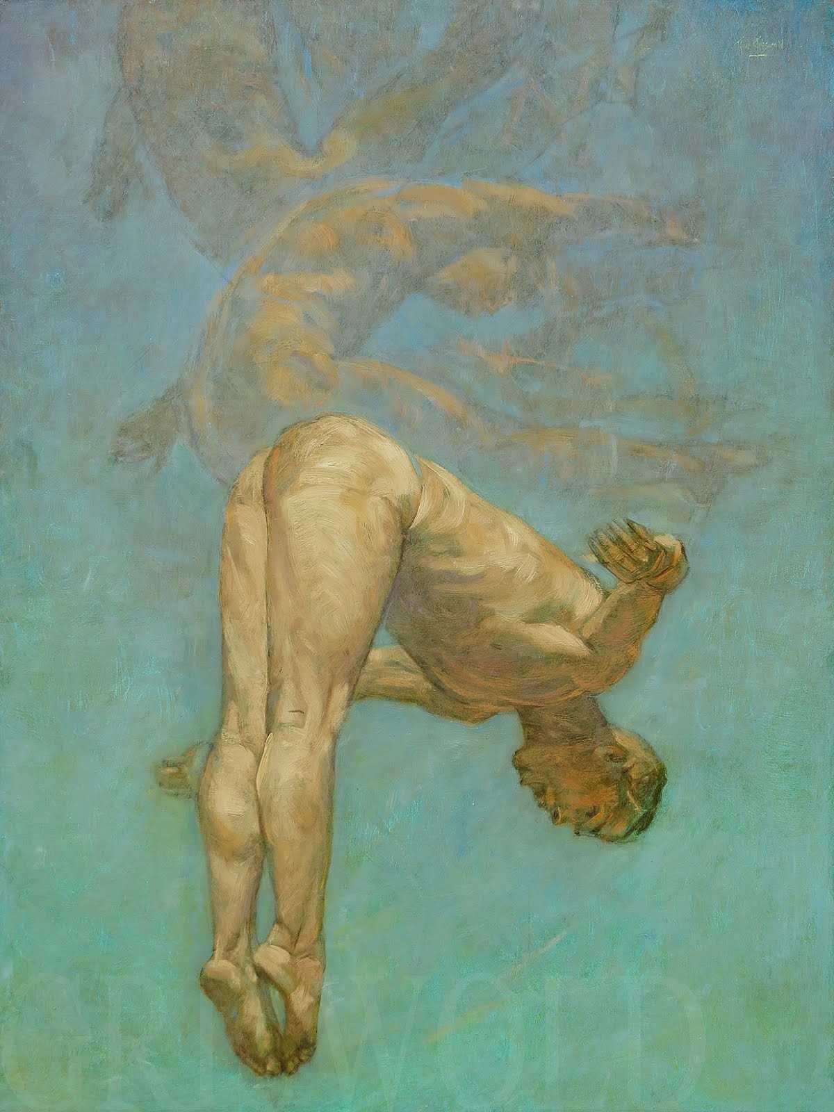 1200x1600 Worthy Of Gold A New Tregoning Exhibit Explores Athletic - Athletic Painting