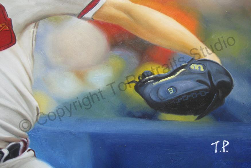 875x586 Greg Maddux Atlanta Braves - Atlanta Braves Painting