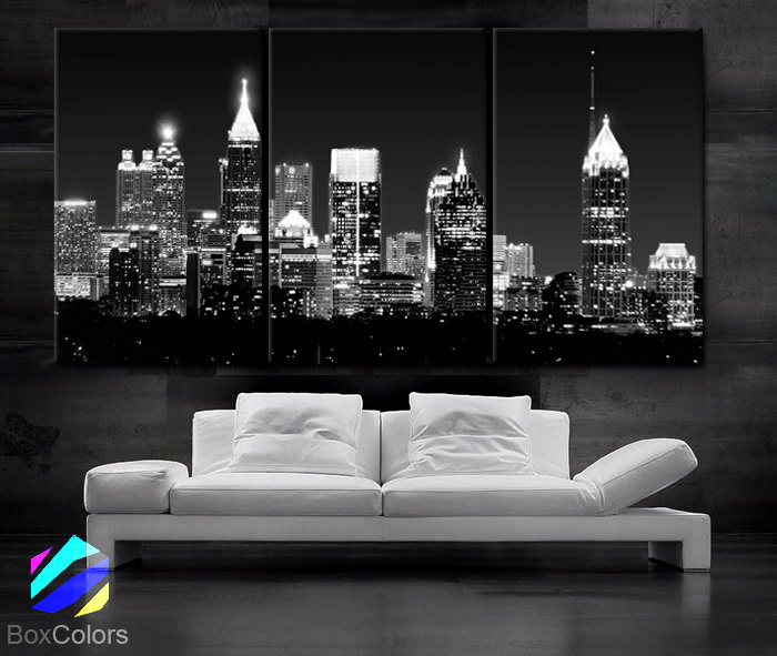 700x591 Large 30x 60 3 Panels Art Canvas Print Beautiful - Atlanta Canvas Painting