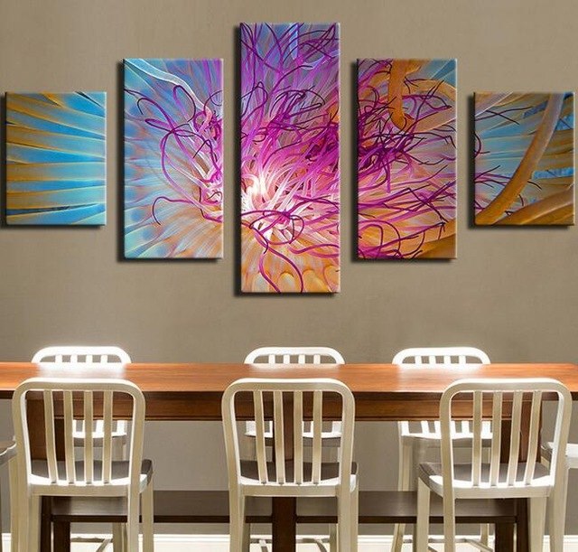 640x611 Painting 5pcs Jellyfish Indian Ocean Georgia Atlanta Diving - Atlanta Canvas Painting