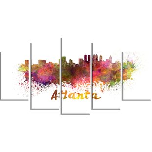 310x310 Atlanta Skyline Canvas Wayfair - Atlanta Canvas Painting