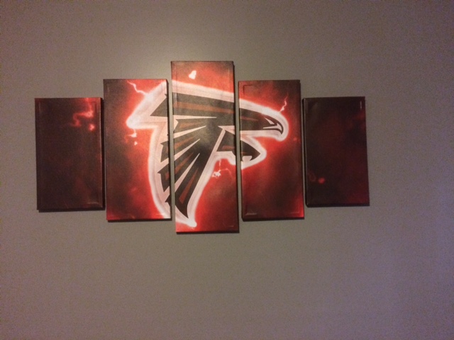 640x480 Finally Got My Christmas Present Today - Atlanta Falcons Painting