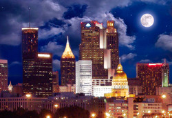 250x171 Atlanta Skyline Paintings - Atlanta Skyline Painting