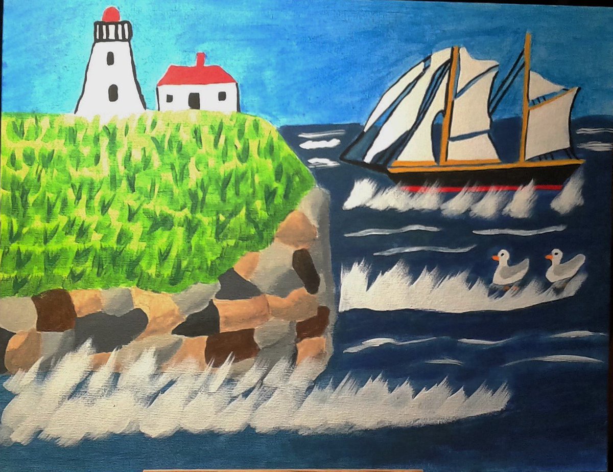 1200x923 Mominstitches On Twitter - Atlantic Coast Painting