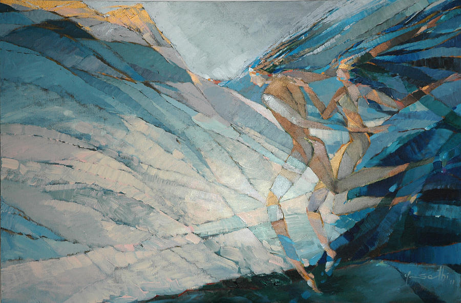 900x591 Atlantis Painting By Yogendra Sethi - Atlantis Painting