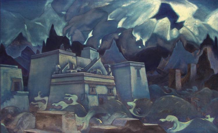 750x456 The Destruction Of Atlantis, 1928 - Atlantis Painting