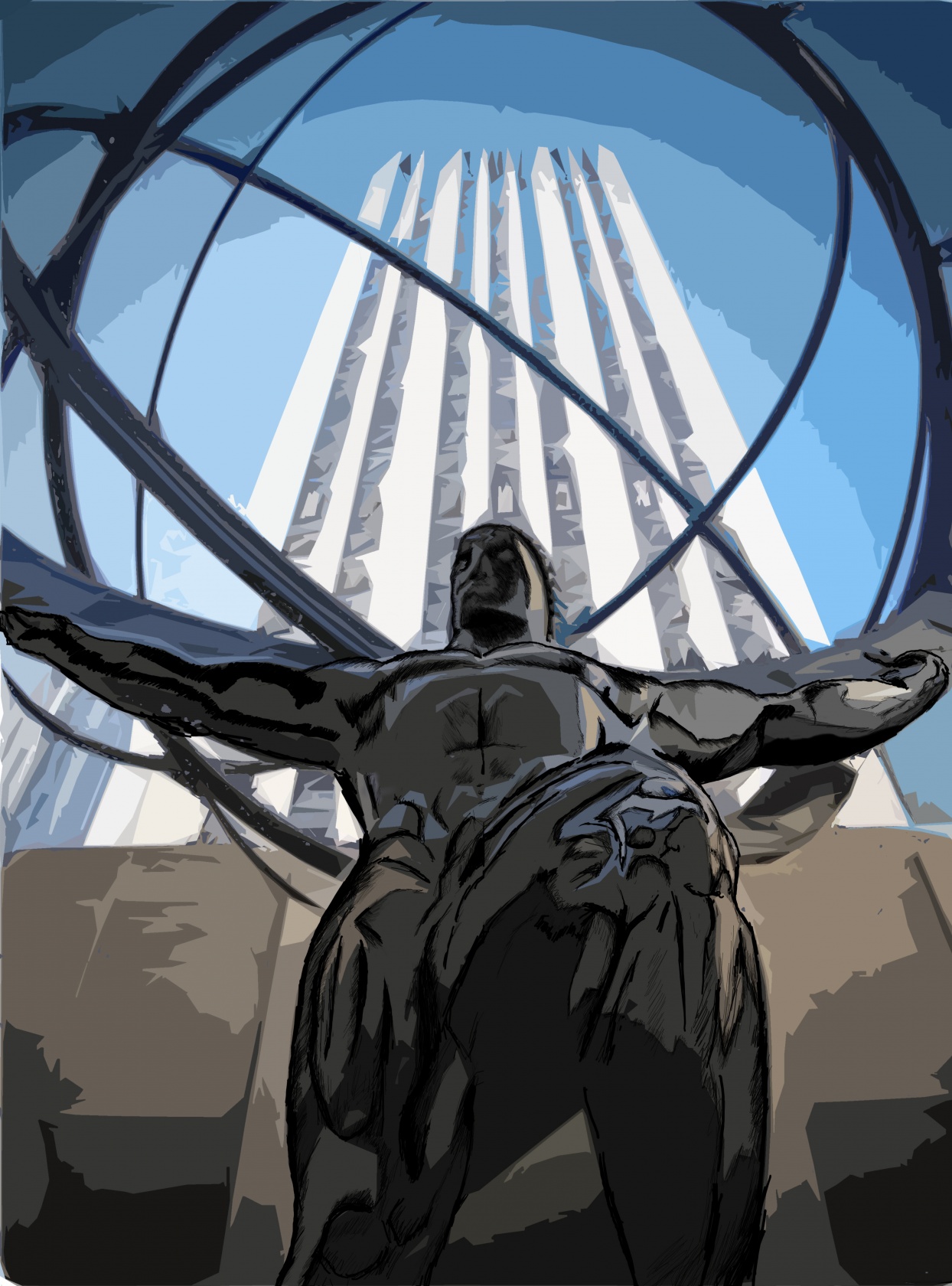 1244x1680 Frederich Steenkamp Portfolio .paintings - Atlas Shrugged Painting