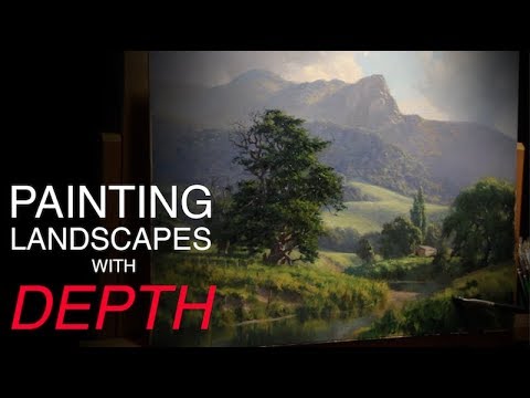 480x360 How To Paint Landscapes With Depth - Atmospheric Perspective Painting
