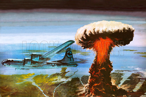512x342 Historical Articles And Illustrations Blog Archive Harry S - Atomic Bomb Painting