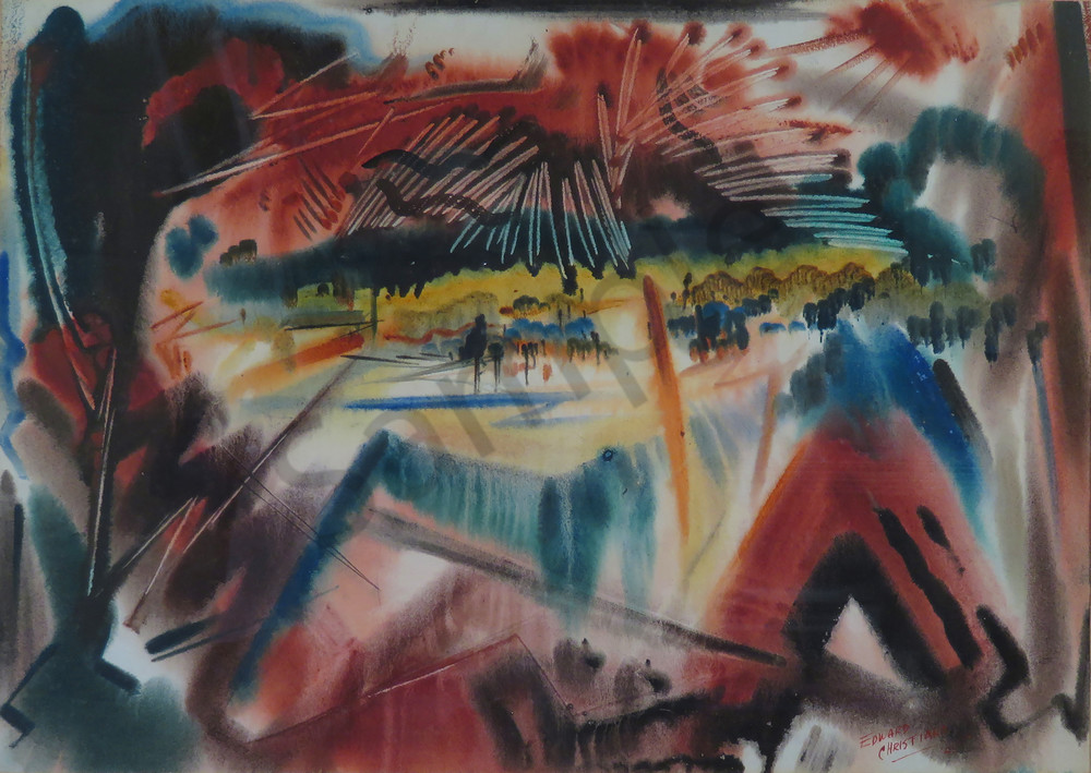 1000x709 Painting Atomic Energy Art For Sale - Atomic Painting