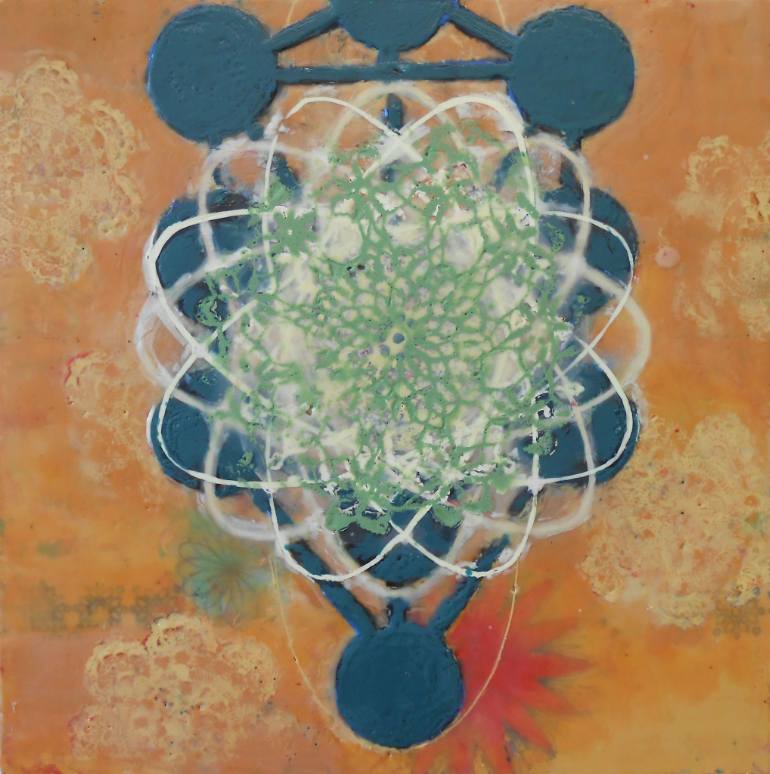 770x774 Saatchi Art Atomic Painting By Sharon Ligorner - Atomic Painting