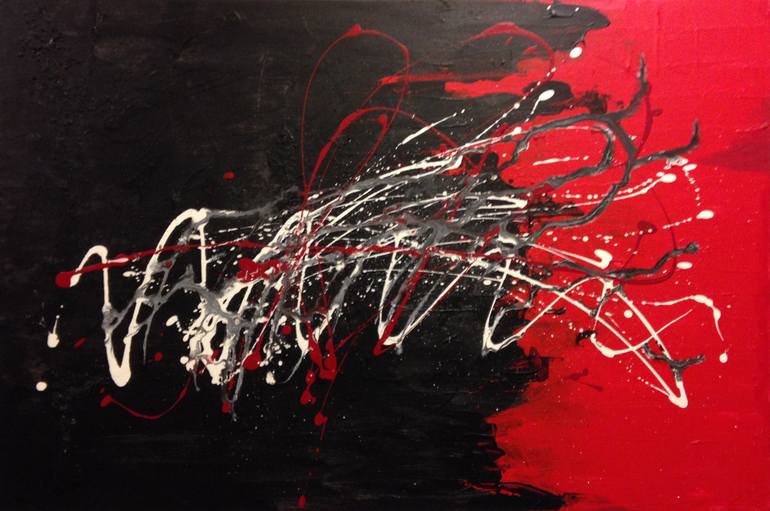 770x511 Saatchi Art Atomic Painting By Yuki Vlasaty - Atomic Painting