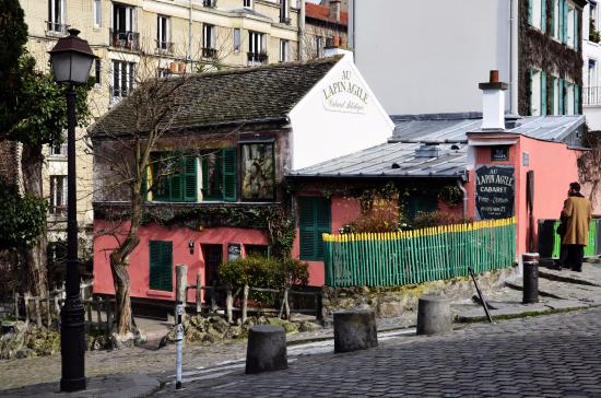 550x364 Montmartre - Au Lapin Agile Painting