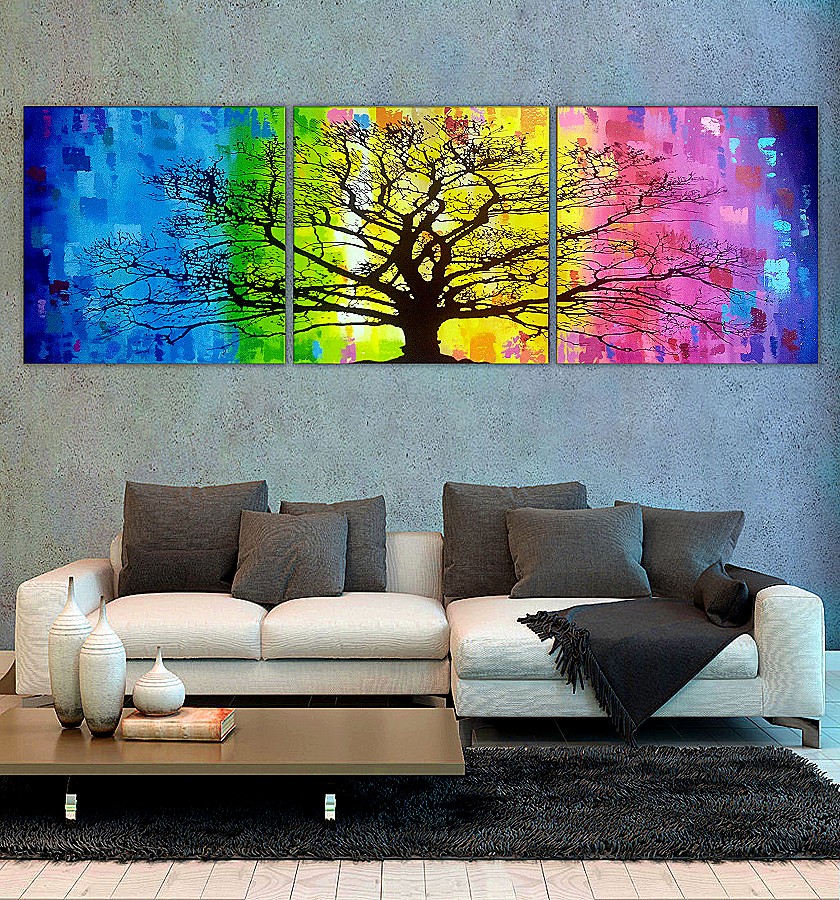 840x900 Auburn Wall Art New Tree Of Life Painting Canvas 70 Canvas Art - Auburn Canvas Painting