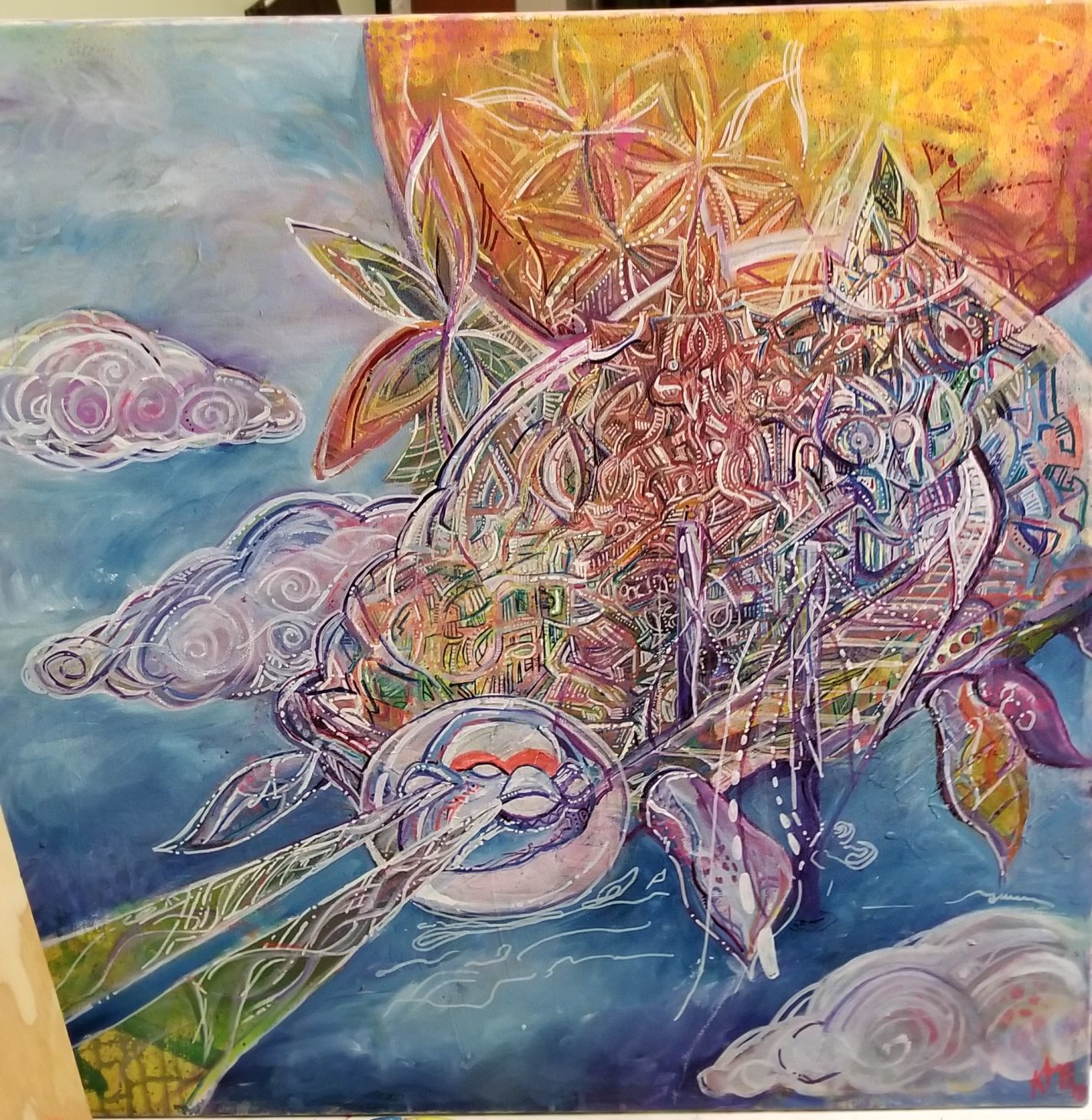 1421x1457 Finding Peace On The Palette Pair Of Auburn Artists Featured - Auburn Painting