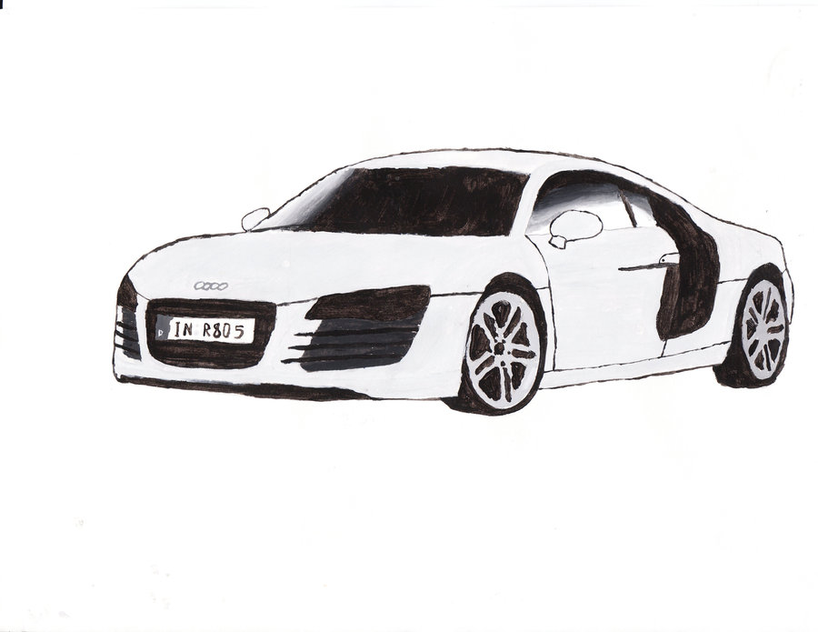 900x695 Audi R8 Painting Byebadwarrior - Audi Painting