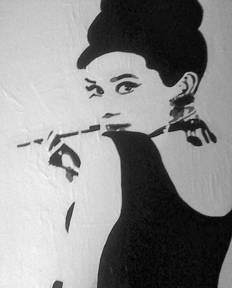 803x995 Audrey Hepburn Painting By Jazminelg - Audrey Hepburn Painting