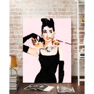 310x310 Audrey Hepburn Wall Art Wayfair.ca - Audrey Hepburn Painting Canvas