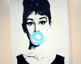 340x270 Resultado De Imagen De Audrey Pop Art Famosos - Audrey Painting