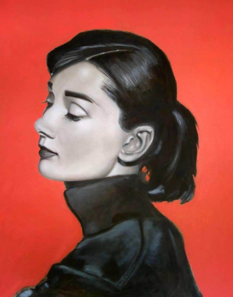 770x979 Saatchi Art Audrey Painting By Daniel Magidson - Audrey Painting