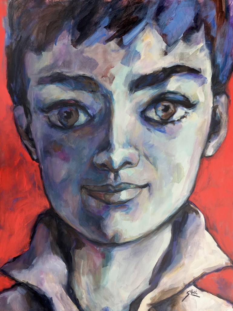 770x1029 Saatchi Art Audrey Painting By Suhair Sibai - Audrey Painting