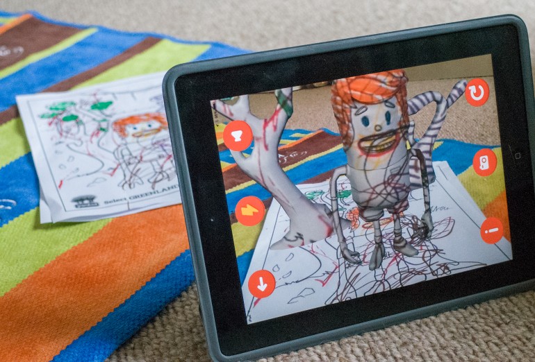 770x522 Chromeville Augmented Reality App Helps Children Bring To Life - Augmented Reality Painting