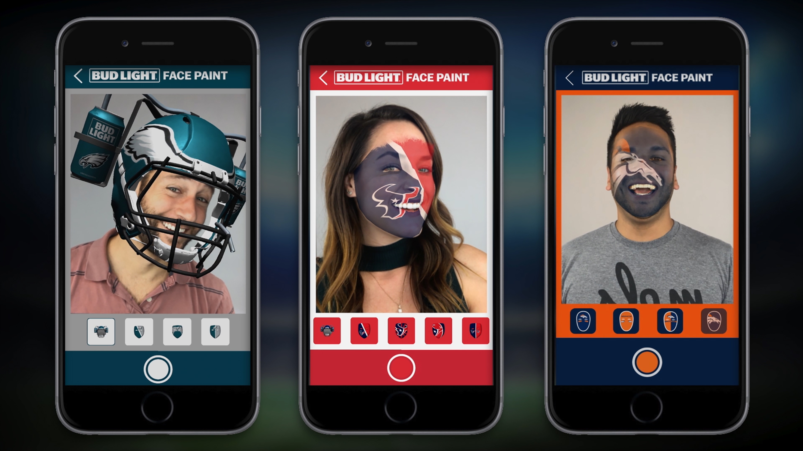 2667x1500 This Nfl App Lets Fans Paint Their Faces With Augmented Reality - Augmented Reality Painting