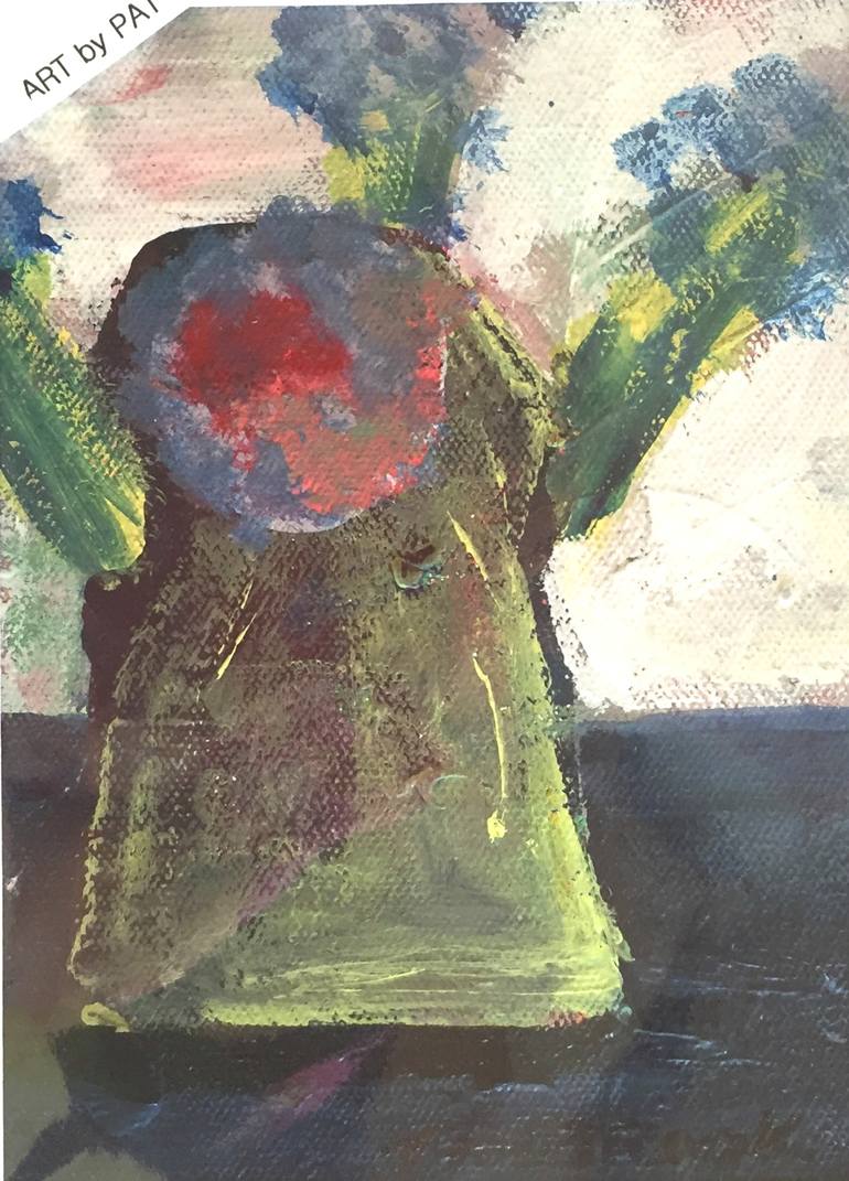 770x1071 Saatchi Art August Floral, Sa - August Painting