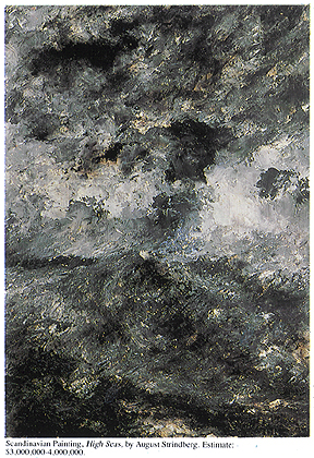 288x420 Treasure Coast Gallery, Ed Fisher Paintings - August Strindberg Painting