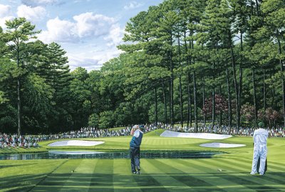 400x269 Great Golf Art - Augusta National Painting
