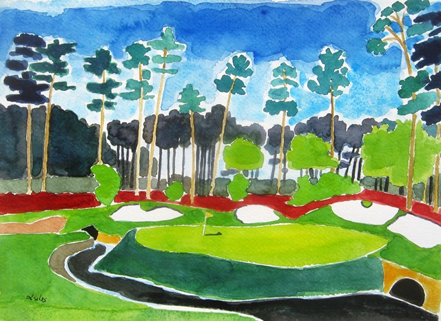 Augusta National Painting At Explore Collection Of